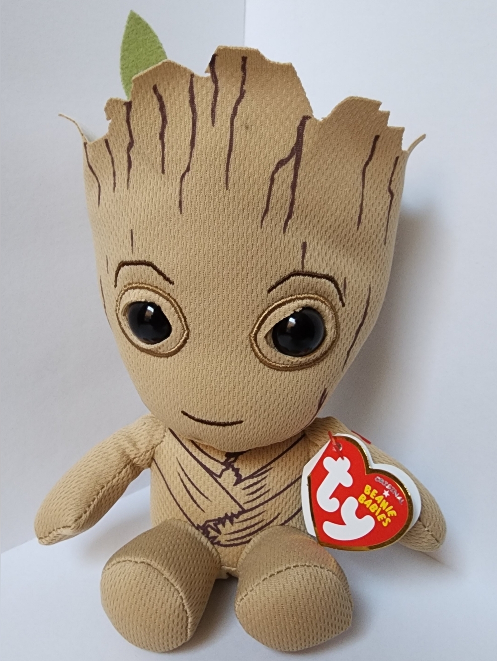 Ty Beanie Babies Baby Groot Plush - 7" with Tags Marvel Guardians of Galaxy